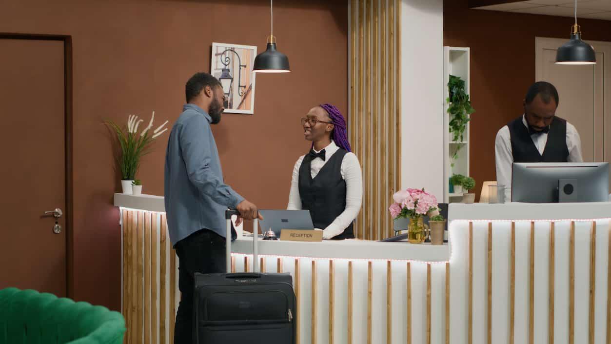 The Hospitable Receptionist